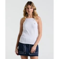 Original Penguin Women's Tennis Tank Top In Bright White(Womens Tennis Tank Top White O1ksf026gg 118)