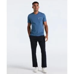 Original Penguin Earl Tape Tipped Pocket T-Shirt In Copen Blue(Earl Tape Tipped Pocket T Shirt Blue Ocksb025gp 443) -Original Penguin Shop OCKSB025 443 alt3
