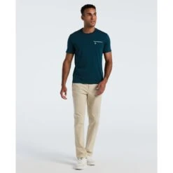 Original Penguin Earl Tape Tipped Pocket T-Shirt In Reflecting Pond(Earl Tape Tipped Pocket T Shirt Blue Ocksb025gp 470) -Original Penguin Shop OCKSB025 470 alt3