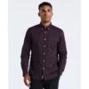 Original Penguin Micro Diamond Print Shirt In Dark Sapphire(Micro Diamond Print Shirt Blue Ocwf2516gp 413) -Original Penguin Shop OCWF2516 413