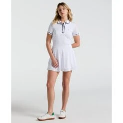 Original Penguin Women's Veronica Short Sleeve Dress In Bright White(Womens Tennis Veronica Mesh Dress White Ogdsc007gg 118) 10 Original Penguin Women's Veronica Short Sleeve Dress In Bright White(Womens Tennis Veronica Mesh Dress White Ogdsc007gg 118) -Original Penguin Shop OGDSC007 118 alt3