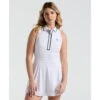 Original Penguin Women's Veronica Sleeveless Dress In Bright White(Veronica Golf Dress With Shorts White Ogdse054gg 118) 1 Original Penguin Women's Veronica Sleeveless Dress In Bright White(Veronica Golf Dress With Shorts White Ogdse054gg 118) -Original Penguin Shop OGDSE054 118
