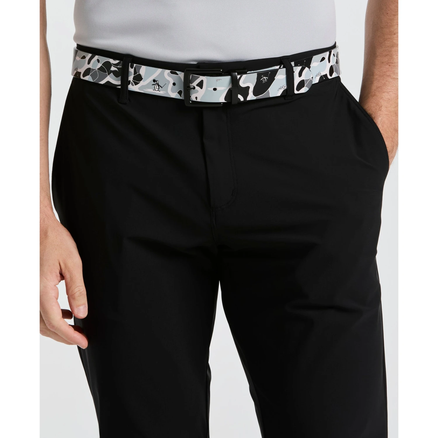 Original Penguin The Player Golf Trousers In Caviar(The Player Golf Trousers Black Ogkbsf44gg 001) 5 Original Penguin The Player Golf Trousers In Caviar(The Player Golf Trousers Black Ogkbsf44gg 001) - Image 3