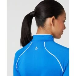 Original Penguin Women's Long Sleeve Top With Sun Protection In French Blue(Womens Long Sleeve Top With Sun Protection Blue Ogksc098gg 478) 9 Original Penguin Women's Long Sleeve Top With Sun Protection In French Blue(Womens Long Sleeve Top With Sun Protection Blue Ogksc098gg 478) -Original Penguin Shop OGKSC098 478 alt2