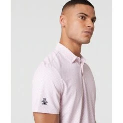 Original Penguin Retro Geo Print Golf Polo Shirt In Charm Pink(Retro Geo Print Golf Polo Shirt Pink Ogksc0e6gg 689) 9 Original Penguin Retro Geo Print Golf Polo Shirt In Charm Pink(Retro Geo Print Golf Polo Shirt Pink Ogksc0e6gg 689) -Original Penguin Shop OGKSC0E6 689 alt2