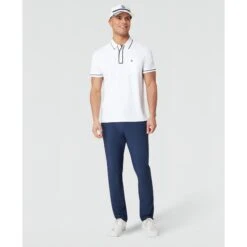 Original Penguin Technical Earl Short Sleeve Golf Polo Shirt In Bright White(Technical Earl Golf Polo White Ogkse002gg 118) -Original Penguin Shop OGKSE002 118 4