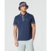 Original Penguin Technical Earl Short Sleeve Golf Polo Shirt In Black Iris(Technical Earl Golf Polo Blue Ogkse002gg 417) -Original Penguin Shop OGKSE002 417 1