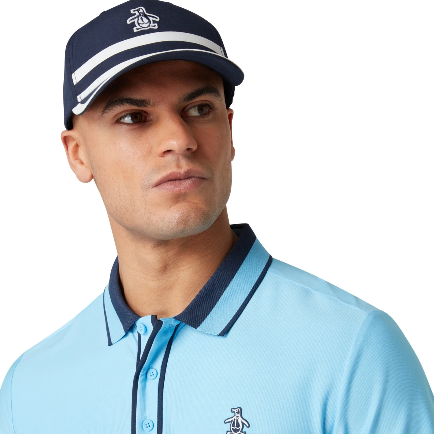 Original Penguin Palm Springs Earl Golf Cap In Black Iris(Palm Springs Earl Golf Cap Blue Ogasf087gg 417) 4 Original Penguin Palm Springs Earl Golf Cap In Black Iris(Palm Springs Earl Golf Cap Blue Ogasf087gg 417) - Image 2