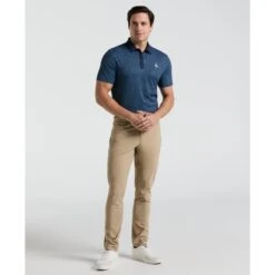 Original Penguin Pete's Tee Time Golf Polo In Black Iris(Petes Tee Time Golf Polo Shirt Blue Ogksf045gg 417) -Original Penguin Shop OGKSF045 417 alt3