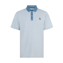 Original Penguin Pete's Tee Time Golf Polo In Quiet Harbour(Petes Tee Time Golf Polo Shirt Blue Ogksf045gg 453) -Original Penguin Shop OGKSF045 453 01 scaled 1