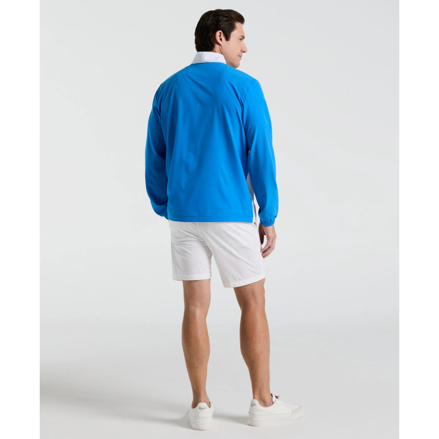Original Penguin Lightweight 1/4 Zip Colour Block Golf Pullover In French Blue(14 Zip Lightweight Color Block Layering Golf Shirt Blue Ogwsf009gg 478) 4 Original Penguin Lightweight 1/4 Zip Colour Block Golf Pullover In French Blue(14 Zip Lightweight Color Block Layering Golf Shirt Blue Ogwsf009gg 478) - Image 2