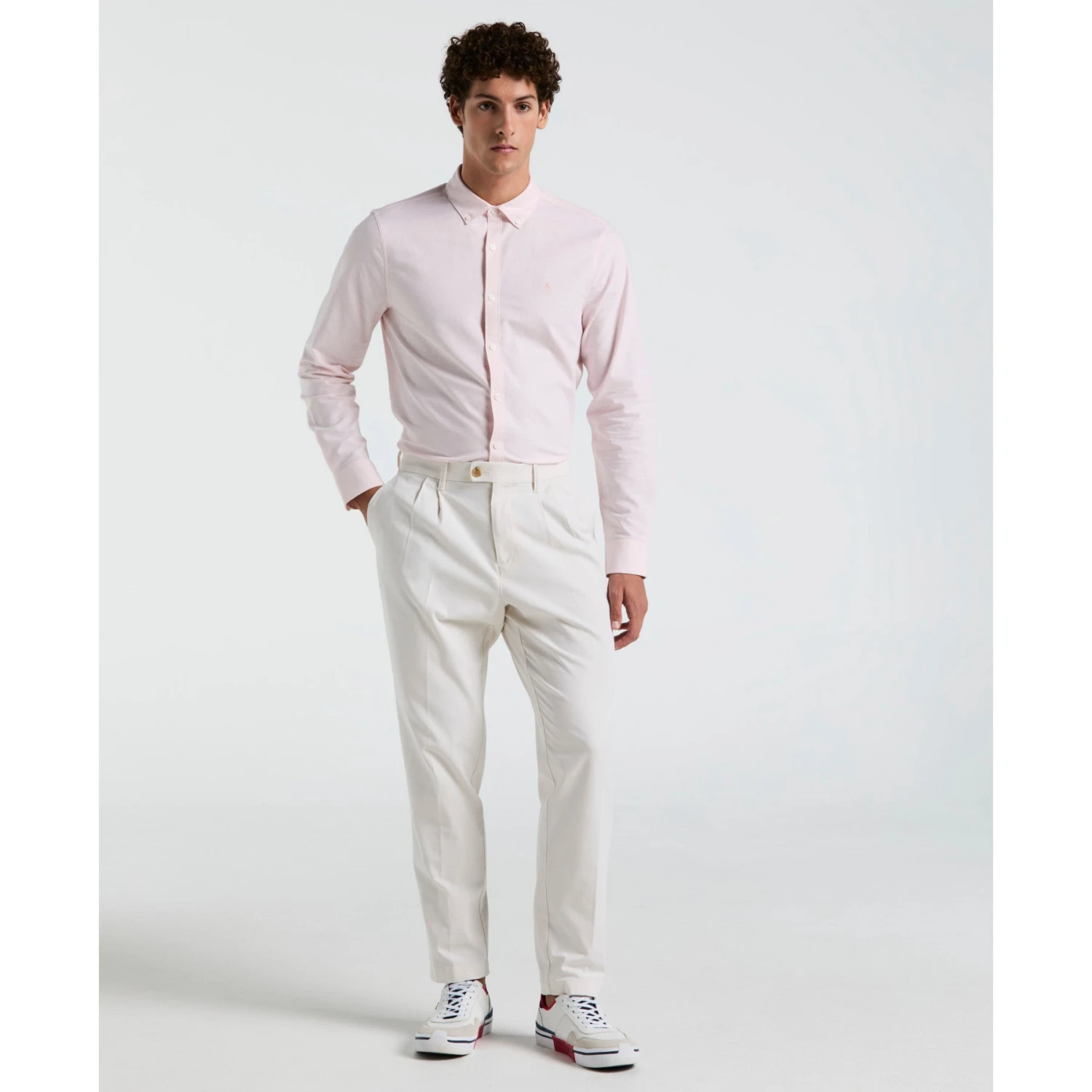 Original Penguin Pleated Chinos In Birch(Pleated Chinos Beige Opbs2501gp 252)