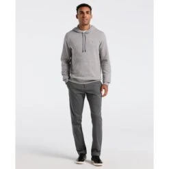 Original Penguin Sticker Pete Hoodie In Rain Heather(Sticker Pete Hoodie Grey Opkb0040gp 080) -Original Penguin Shop OPKB0040 080 alt3