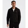 Original Penguin Sticker Pete Full Zip Hoodie In True Black(Sticker Pete Full Zip Hoodie Black Opkb0400gp 010) -Original Penguin Shop OPKB0400 010