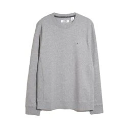 Original Penguin Sticker Pete Sweatshirt In Rain Heather(Sticker Pete Sweatshirt Grey Opkb0404gp 080) -Original Penguin Shop OPKB0404 080 alt4