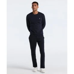 Original Penguin Sticker Pete Sweatshirt In Dark Sapphire(Sticker Pete Sweatshirt Blue Opkb0404gp 413) -Original Penguin Shop OPKB0404 413 alt3