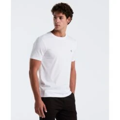 Original Penguin Pin Point Embroidered Logo Organic Cotton T-Shirt In Bright White(Pin Point Embroidered Logo Organic Cotton T Shirt White Opkb0903gp 118)