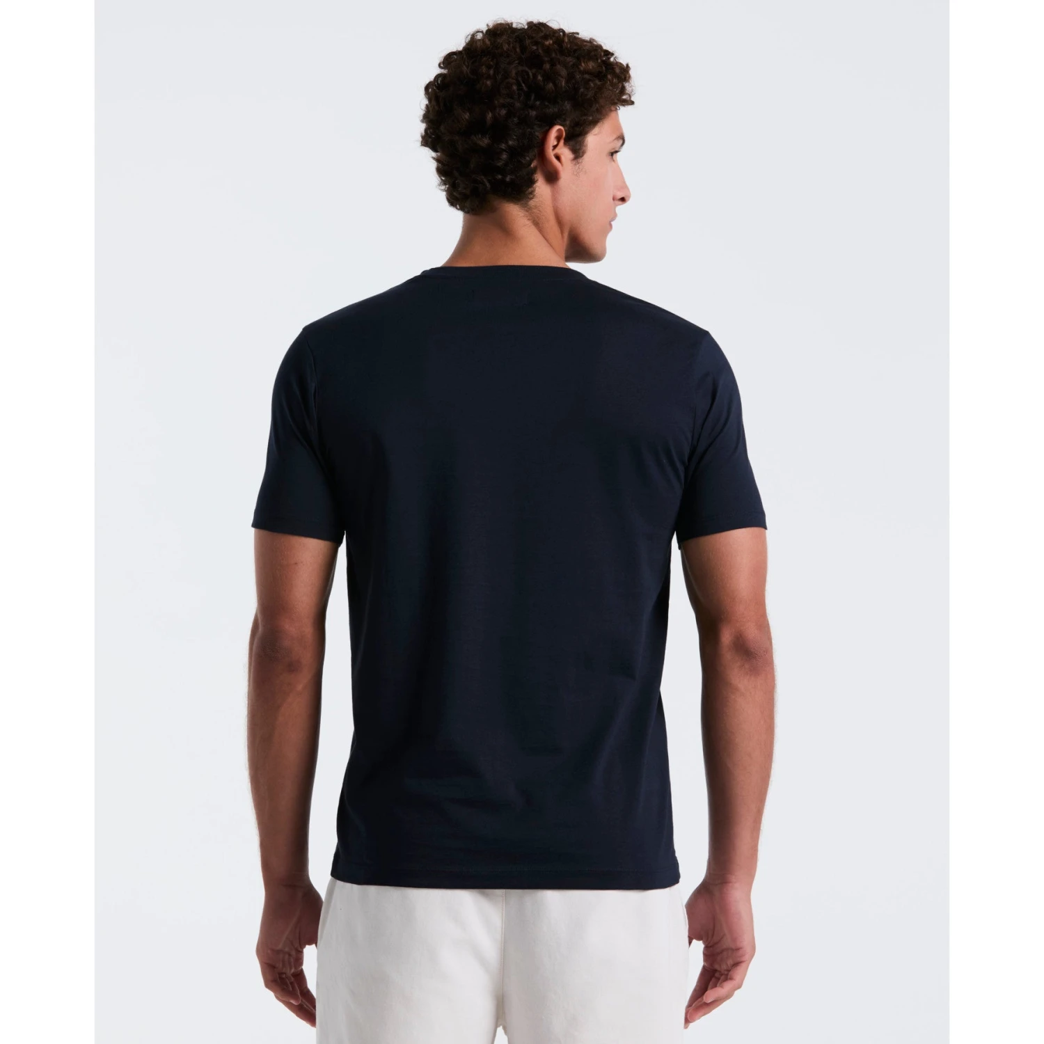 Original Penguin Pin Point Embroidered Logo Organic Cotton T-Shirt In Dark Sapphire(Pin Point Embroidered Logo Organic Cotton T Shirt Blue Opkb0903gp 413) 4 Original Penguin Pin Point Embroidered Logo Organic Cotton T-Shirt In Dark Sapphire(Pin Point Embroidered Logo Organic Cotton T Shirt Blue Opkb0903gp 413) - Image 2