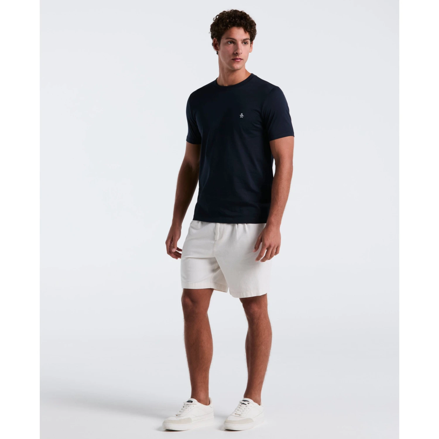 Original Penguin Pin Point Embroidered Logo Organic Cotton T-Shirt In Dark Sapphire(Pin Point Embroidered Logo Organic Cotton T Shirt Blue Opkb0903gp 413) 6 Original Penguin Pin Point Embroidered Logo Organic Cotton T-Shirt In Dark Sapphire(Pin Point Embroidered Logo Organic Cotton T Shirt Blue Opkb0903gp 413) - Image 4