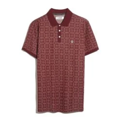 Original Penguin Geometric Jacquard Polo Shirt In Cabernet(Geometric Jacquard Polo Shirt Red Opkf2507gp 605) 11 Original Penguin Geometric Jacquard Polo Shirt In Cabernet(Geometric Jacquard Polo Shirt Red Opkf2507gp 605) -Original Penguin Shop OPKF2507 605 39df6723 be40 4e6e 8768 190e15c577ea