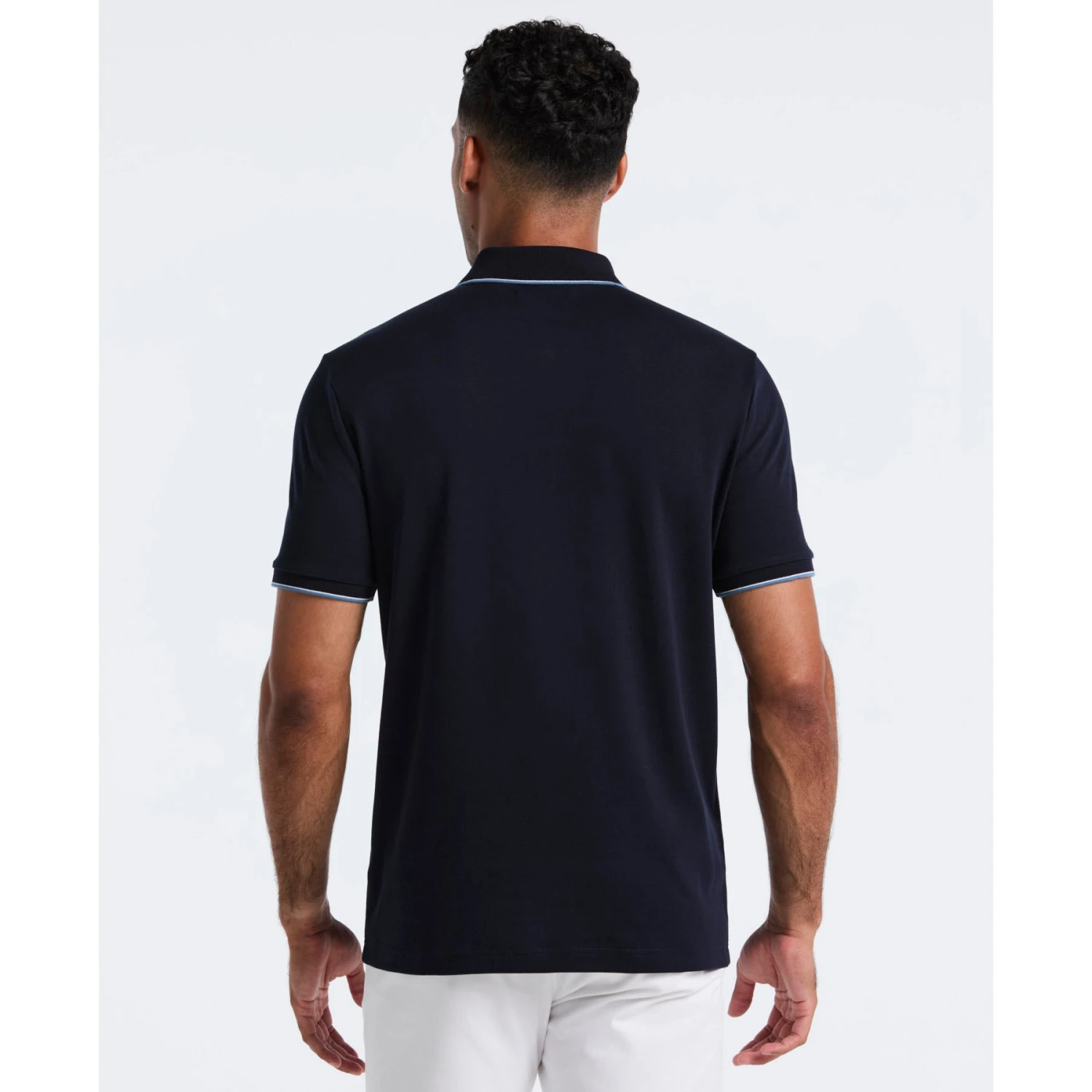 Original Penguin Interlock Vertical Stripe Polo Shirt In Dark Sapphire(Interlock Vertical Stripe Polo Shirt Blue Opkf2508gp 413) 4 Original Penguin Interlock Vertical Stripe Polo Shirt In Dark Sapphire(Interlock Vertical Stripe Polo Shirt Blue Opkf2508gp 413) - Image 2