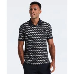 Original Penguin Flags Print Polo Shirt In Dark Sapphire(Flags Print Polo Shirt Blue Opkf2520gp 413)