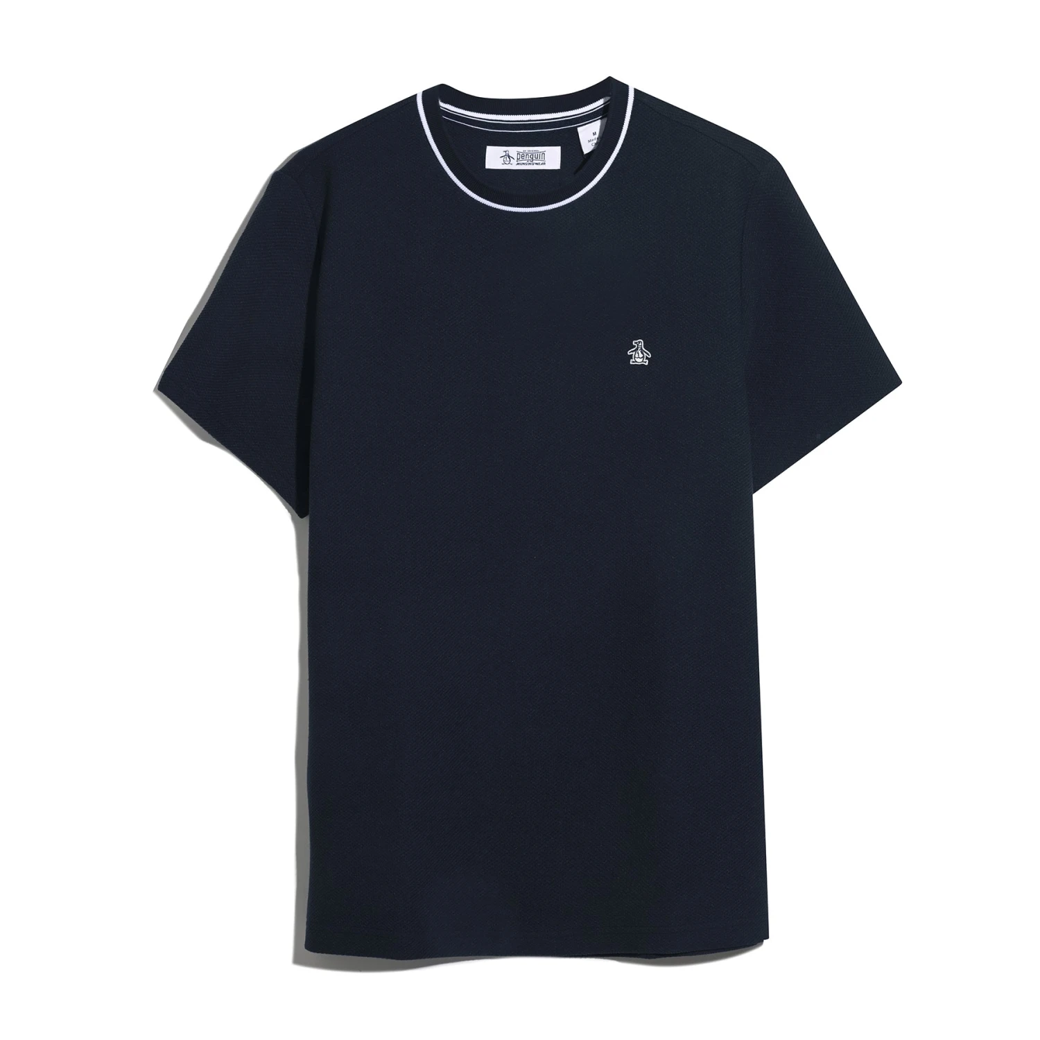 Original Penguin Textured Ringer T-Shirt In Dark Sapphire(Textured Ringer T Shirt Blue Opkf2523gp 413) 7 Original Penguin Textured Ringer T-Shirt In Dark Sapphire(Textured Ringer T Shirt Blue Opkf2523gp 413) - Image 5