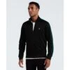 Original Penguin Double Knit Track Jacket In True Black(Double Knit Track Jacket Black Opkf2524gp 010) -Original Penguin Shop OPKF2524 010