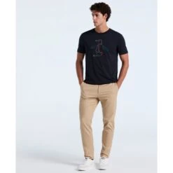 Original Penguin Outline Pete Graphic T-Shirt In Dark Sapphire(Outline Pete Graphic T Shirt Blue Opkf2559gp 413) -Original Penguin Shop OPKF2559 413 alt3