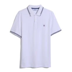 Original Penguin Icons Tipped Polo Shirt In Bright White(Organic Cotton Tv Pete Polo White Opkf3808gp 118) 11 Original Penguin Icons Tipped Polo Shirt In Bright White(Organic Cotton Tv Pete Polo White Opkf3808gp 118) -Original Penguin Shop OPKF3808 118