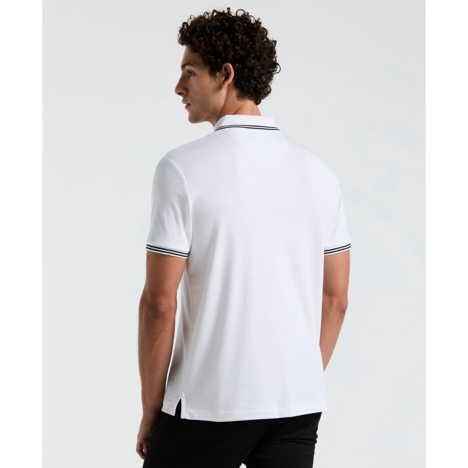 Original Penguin Icons Tipped Polo Shirt In Bright White(Organic Cotton Tv Pete Polo White Opkf3808gp 118) 4 Original Penguin Icons Tipped Polo Shirt In Bright White(Organic Cotton Tv Pete Polo White Opkf3808gp 118) - Image 2