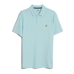 Original Penguin Icons Tipped Polo Shirt In Spa Retreat(Icons Tipped Polo Shirt Blue Opkf3808gp 477) 11 Original Penguin Icons Tipped Polo Shirt In Spa Retreat(Icons Tipped Polo Shirt Blue Opkf3808gp 477) -Original Penguin Shop OPKF3808 477 4