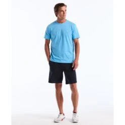 Original Penguin Pin Point Embroidered Logo T-Shirt In Bonnie Blue(Pin Point Embroidered Logo T Shirt Blue Opkf5903gp 456) -Original Penguin Shop OPKF5903 456 alt3