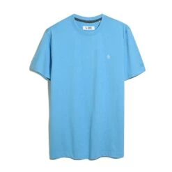 Original Penguin Pin Point Embroidered Logo T-Shirt In Bonnie Blue(Pin Point Embroidered Logo T Shirt Blue Opkf5903gp 456) -Original Penguin Shop OPKF5903 456 alt5