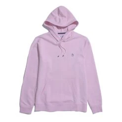 Original Penguin Sticker Pete Pullover Fleece Hoodie In Parfait Pink(Sticker Pete Pullover Fleece Hoodie Pink Opks5711gp 673) -Original Penguin Shop OPKS5711 673