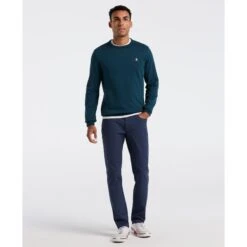 Original Penguin Sticker Pete Sweatshirt In Reflecting Pond(Sticker Pete Sweatshirt Blue Opksb404gp 470) -Original Penguin Shop OPKSB404 470 alt3