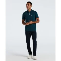 Original Penguin Earl Pique Polo Shirt In Reflecting Pond(Earl Pique Polo Shirt Blue Opksb690gp 470) -Original Penguin Shop OPKSB690 470 alt3
