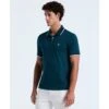 Original Penguin Pique Sticker Pete Tipped Polo Shirt In Reflecting Pond(Pique Sticker Pete Tipped Polo Shirt Blue Opksb720gp 470)