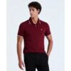 Original Penguin Pique Sticker Pete Tipped Polo Shirt In Cabernet(Pique Sticker Pete Tipped Polo Shirt Red Opksb720gp 605) 2 Original Penguin Pique Sticker Pete Tipped Polo Shirt In Cabernet(Pique Sticker Pete Tipped Polo Shirt Red Opksb720gp 605) -Original Penguin Shop OPKSB720 605