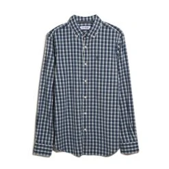 Original Penguin Twill Check Shirt In Copen Blue(Twill Check Shirt Blue Opwf2501gp 443) 11 Original Penguin Twill Check Shirt In Copen Blue(Twill Check Shirt Blue Opwf2501gp 443) -Original Penguin Shop OPWF2501 443 alt4