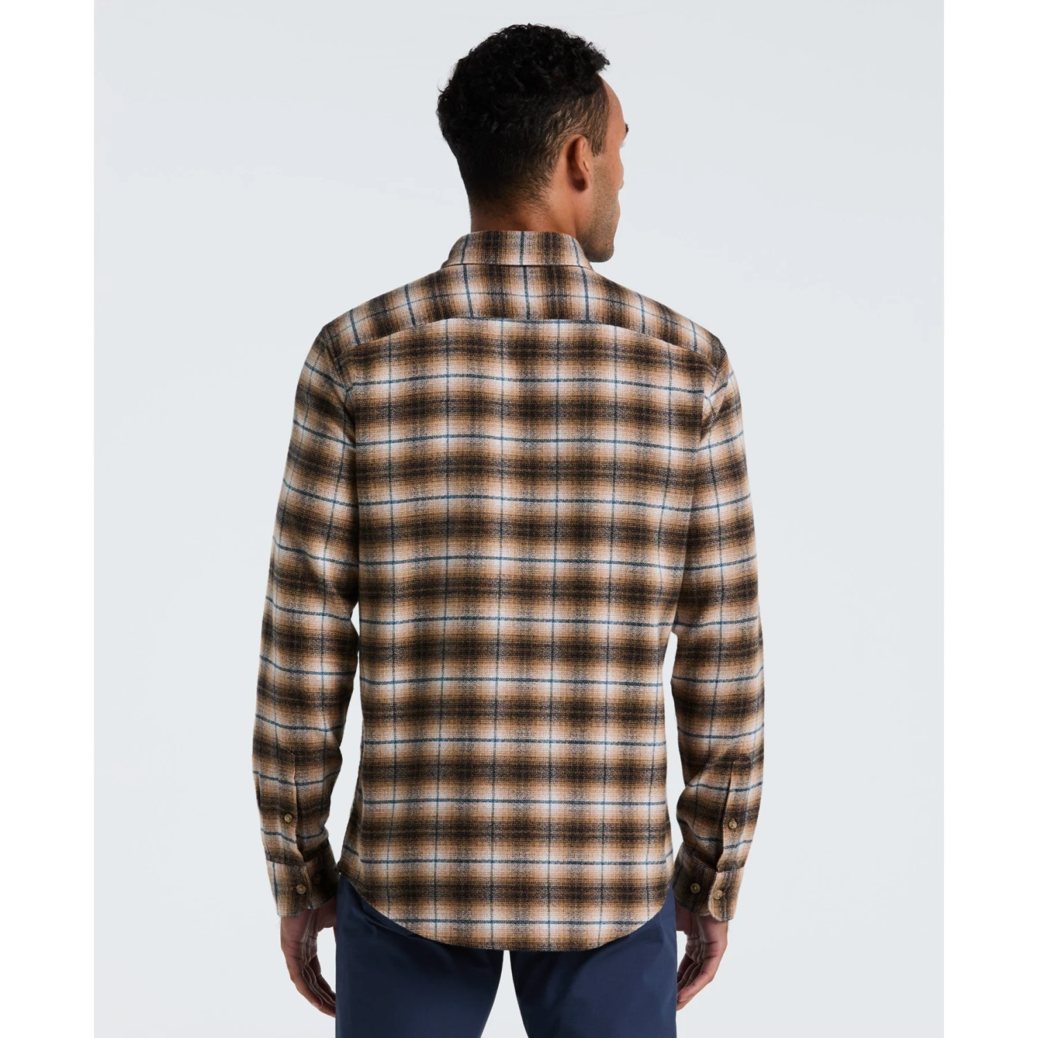 Original Penguin Plaid Flannel Shirt In Tigers Eye(Plaid Flannel Shirt Brown Opwf2517gp 218) 4 Original Penguin Plaid Flannel Shirt In Tigers Eye(Plaid Flannel Shirt Brown Opwf2517gp 218) - Image 2