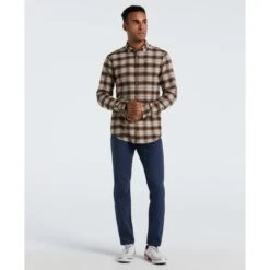 Original Penguin Plaid Flannel Shirt In Tigers Eye(Plaid Flannel Shirt Brown Opwf2517gp 218) 10 Original Penguin Plaid Flannel Shirt In Tigers Eye(Plaid Flannel Shirt Brown Opwf2517gp 218) -Original Penguin Shop OPWF2517 218 alt3