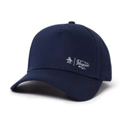 Original Penguin Stephen 6 Panel Cap In Navy(Stephen 6 Panel Cap Blue Penop014gp 447)