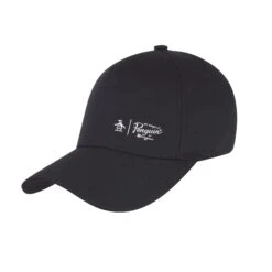 Original Penguin Stephen Basic 6 Panel Cap In Black(Stephen Basic 6 Panel Cap Black Penop014gp 002)
