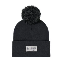 Original Penguin Mathew Classic Bobble Hat In Black(Matthew Classic Knit Bobble Hat Black Penop019gp 002) -Original Penguin Shop PENOP019 002 497d76d3 1621 4e1a 89cd 36a0d2e2df56