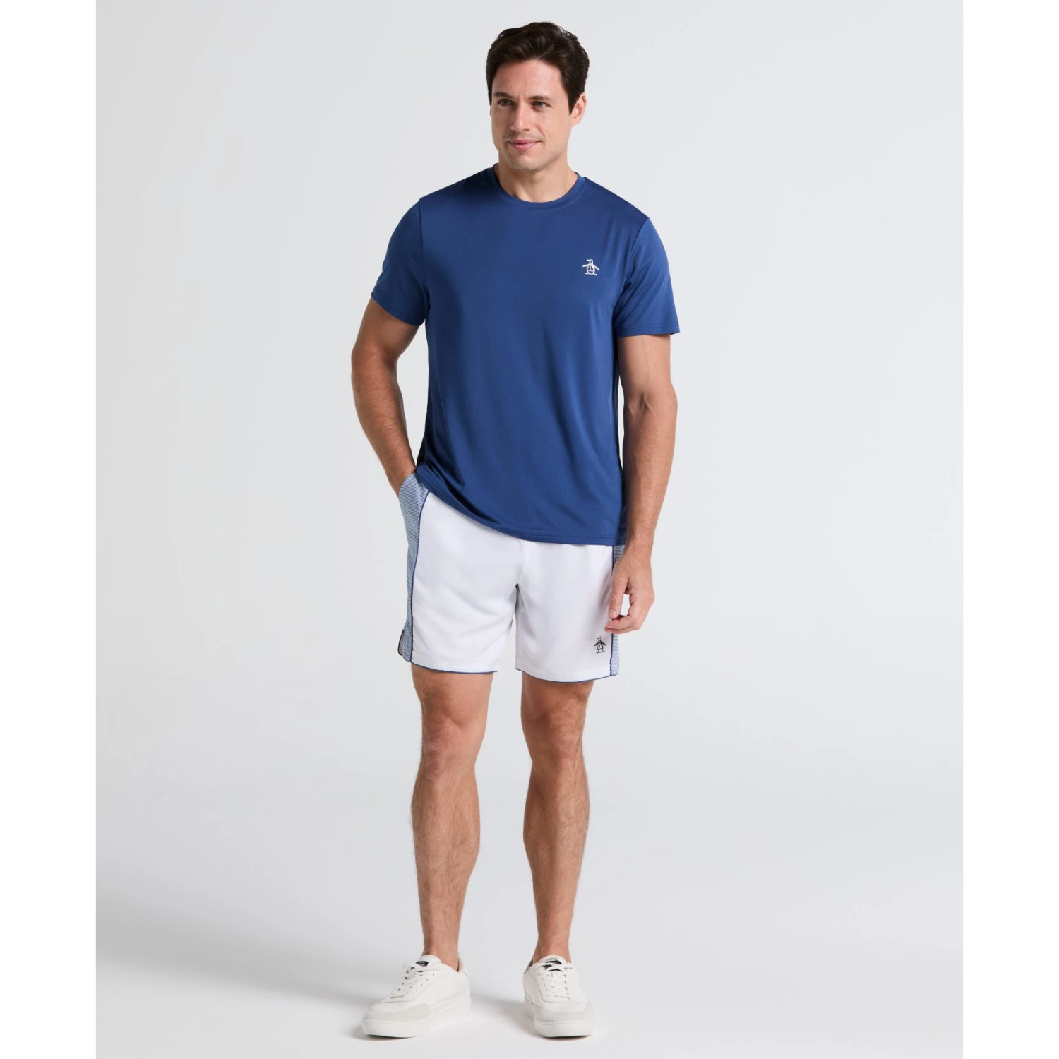 Original Penguin Performance Tennis T-Shirt In True Navy(Performance Tennis T Shirt Blue Ogksb0n5gg 416) 6 Original Penguin Performance Tennis T-Shirt In True Navy(Performance Tennis T Shirt Blue Ogksb0n5gg 416) - Image 4