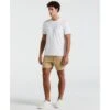 Original Penguin 6" Linen Blend Shorts In Travertine(6 Linen Blend Shorts Beige Ophm2500gp 254) -Original Penguin Shop ophm2500 254