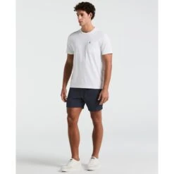 Original Penguin 6" Linen Blend Shorts In Sargasso Sea(6 Linen Blend Shorts Blue Ophm2500gp 485)