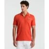 Original Penguin Icons Open Collar Polo Shirt In Red Clay(Icons Open Collar Polo Shirt Orange Opkm2536gp 859) -Original Penguin Shop opkm2536 859