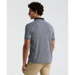 Original Penguin Jacquard Tipped 1/4 Zip Polo Shirt In Dark Sapphire(Jacquard Tipped 14 Zip Polo Blue Opks2530gp 413) -Original Penguin Shop q3i7hqgau7mfq6qkkbp3